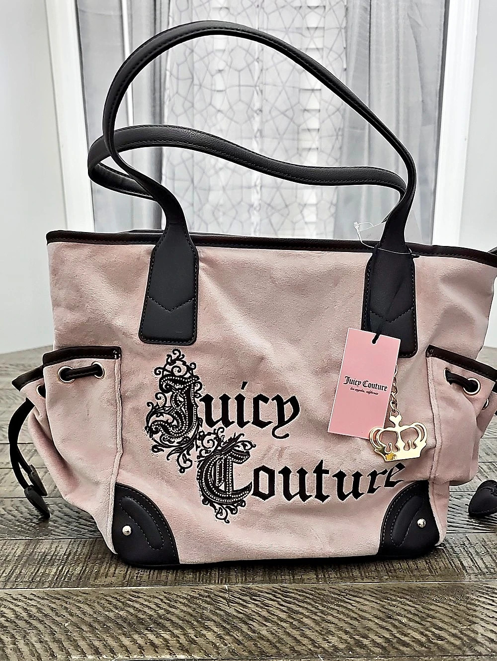 Juicy Couture Renaissance Tote in Pink & Black NWT
